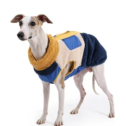 Abrigo de invierno para perros Whippet y razas pequeñas – Cálido