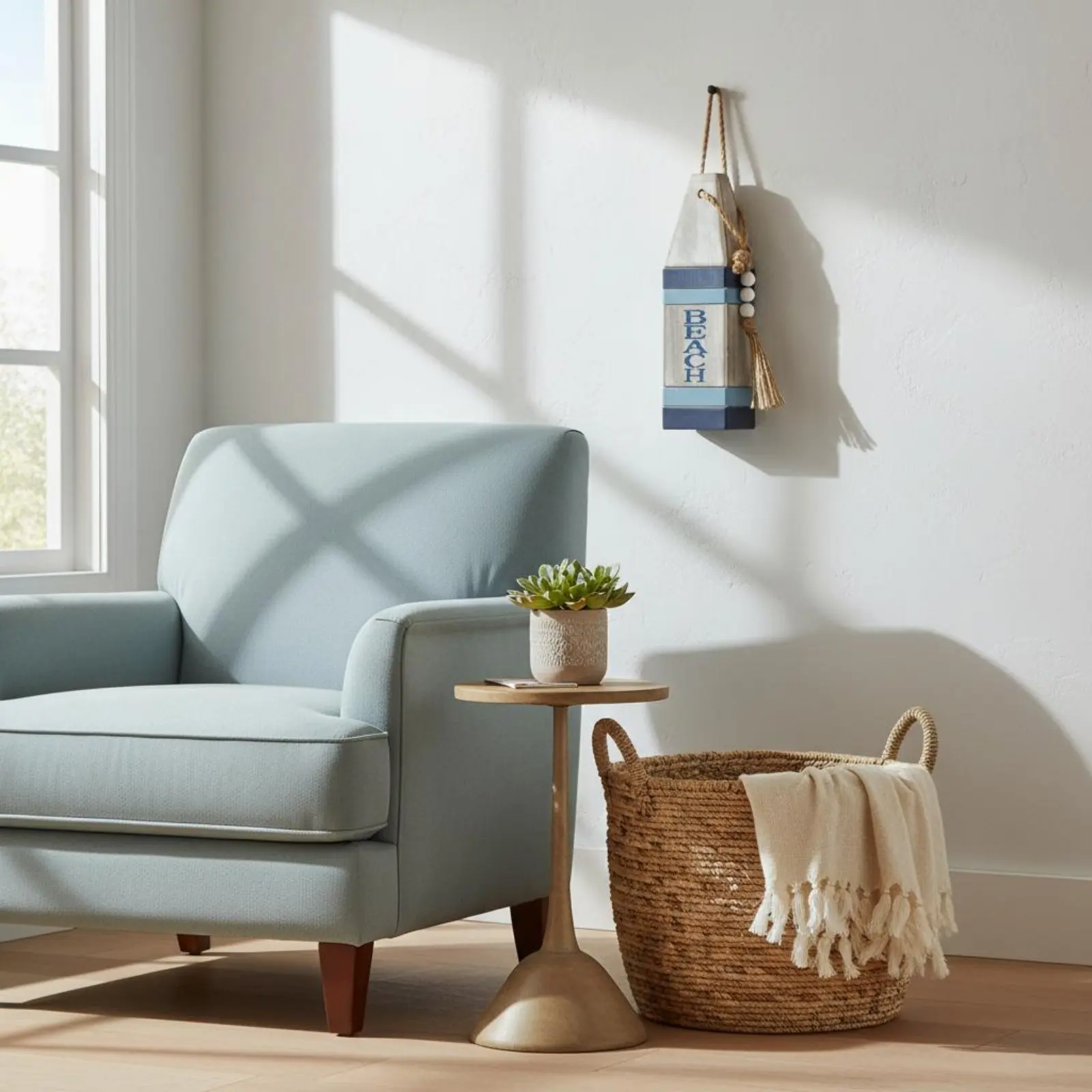 Decoración náutica en madera: boya decorativa para gatos y perros