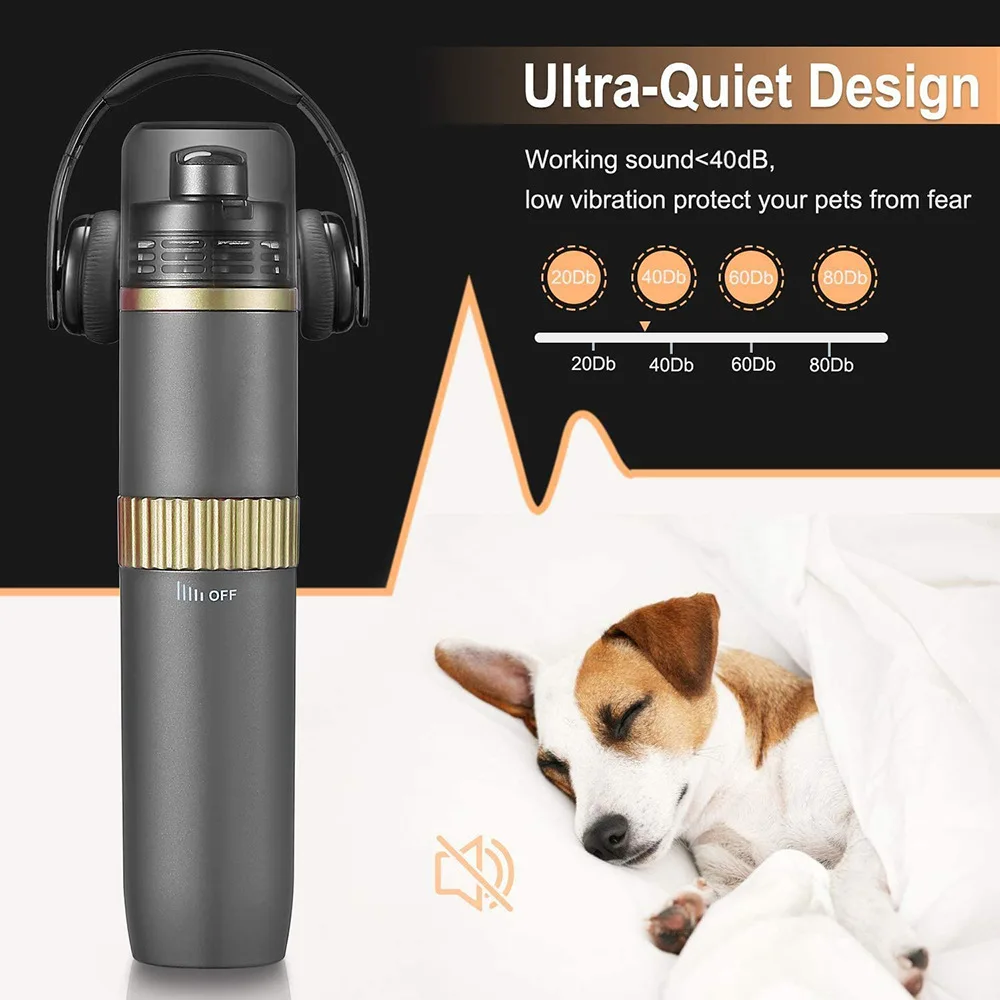 Nuevo Molinillo de uñas para perros y mascotas recargable por Usb de alta potencia, molinillo de uñas eléctrico para mascotas, suministros para perros