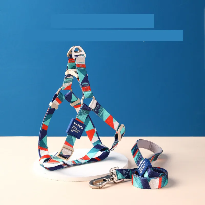 Arnés ajustable para perros y gatos, chaleco con correa, Collar para cachorros, caminar al aire libre, Chihuahua Terrier Schnauzer, accesorio para mascotas - imagen 2