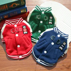 Ropa de béisbol, sudadera con capucha para perros y gatos