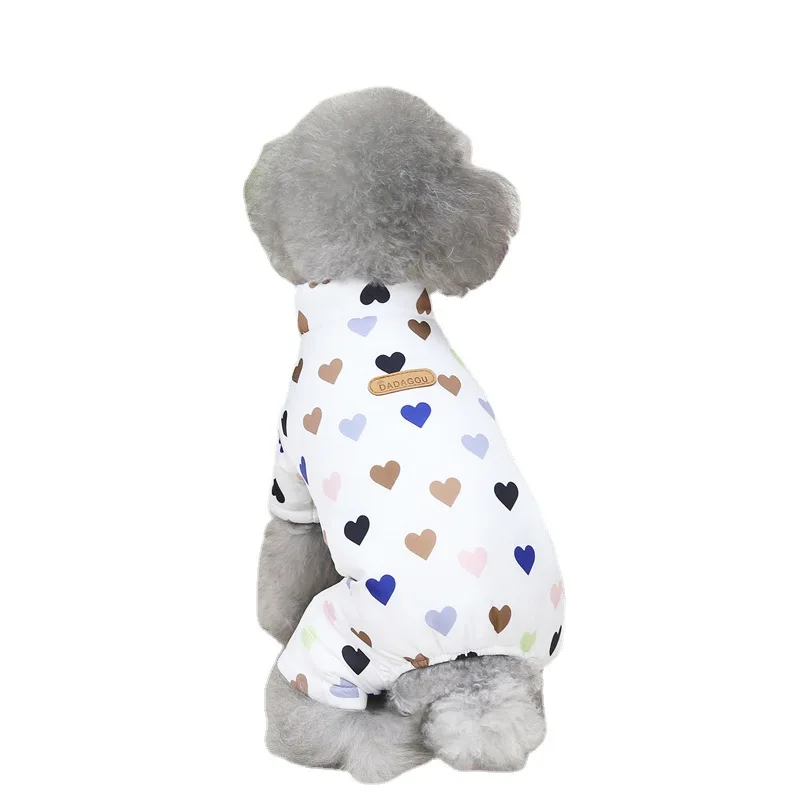 Mono abrigo de cuatro patas para perro – Peluche cálido invierno - imagen 5