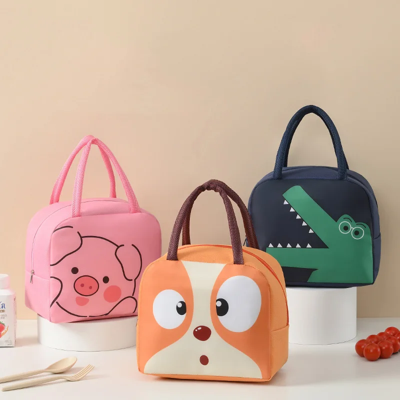 Bolsa isotérmica para almuerzo – Ilustraciones gatos y perros - imagen 2