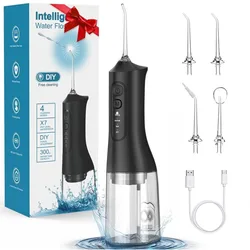 Irrigador dental recargable para perros y gatos – 4 modos y 300 ml