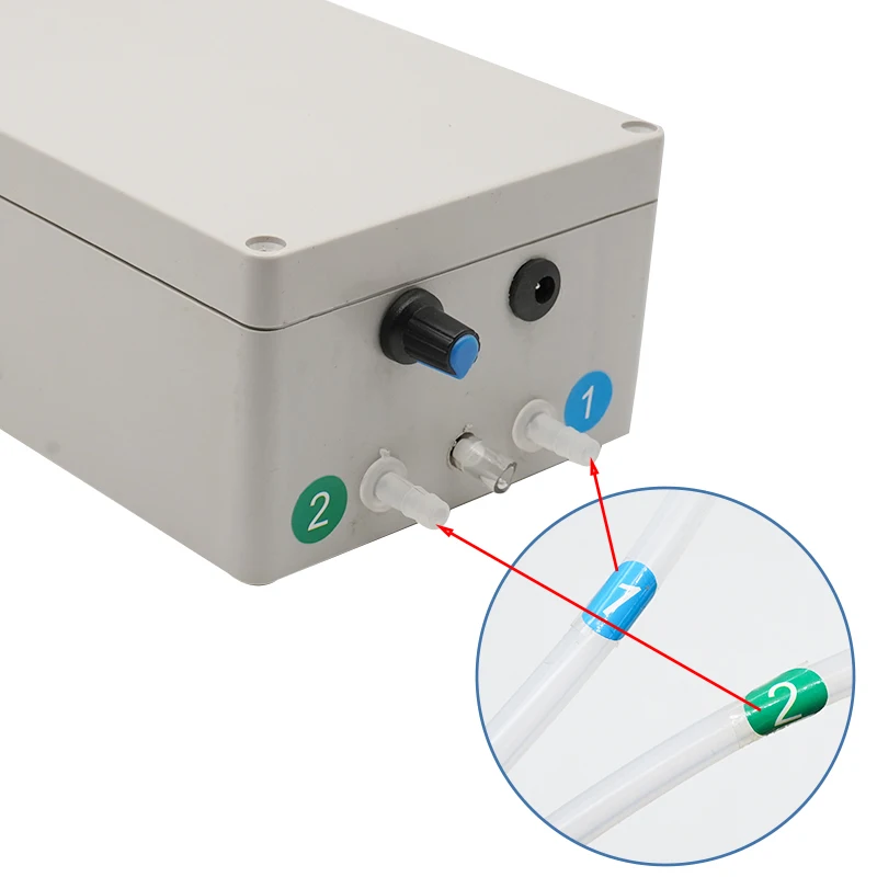 Ordeñadora de leche de impulso de doble cabeza, bomba de vacío automática de 3L, pulso eléctrico, 110V-240V, para oveja, cabra y vaca - imagen 4