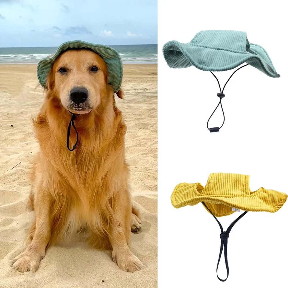 Gorro solar anti-UV para perros – Ajustable y transpirable