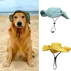 Gorro solar anti-UV para perros – Ajustable y transpirable