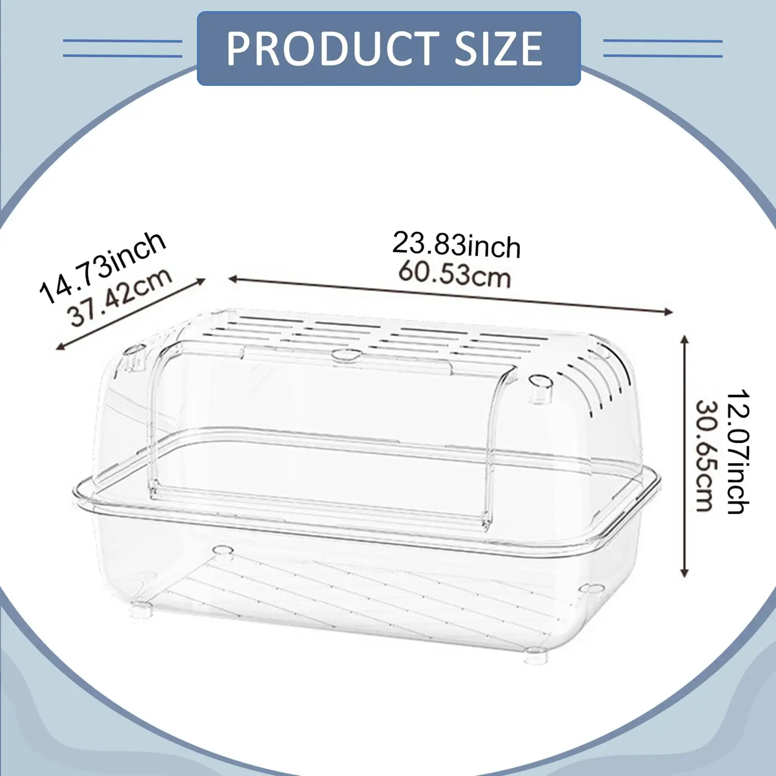 Large Hamster Cage Enclosure,Breathable,Accessory,Exercise Playing House,Small Animal Habitat Villa for Sugar Glider Gerbils