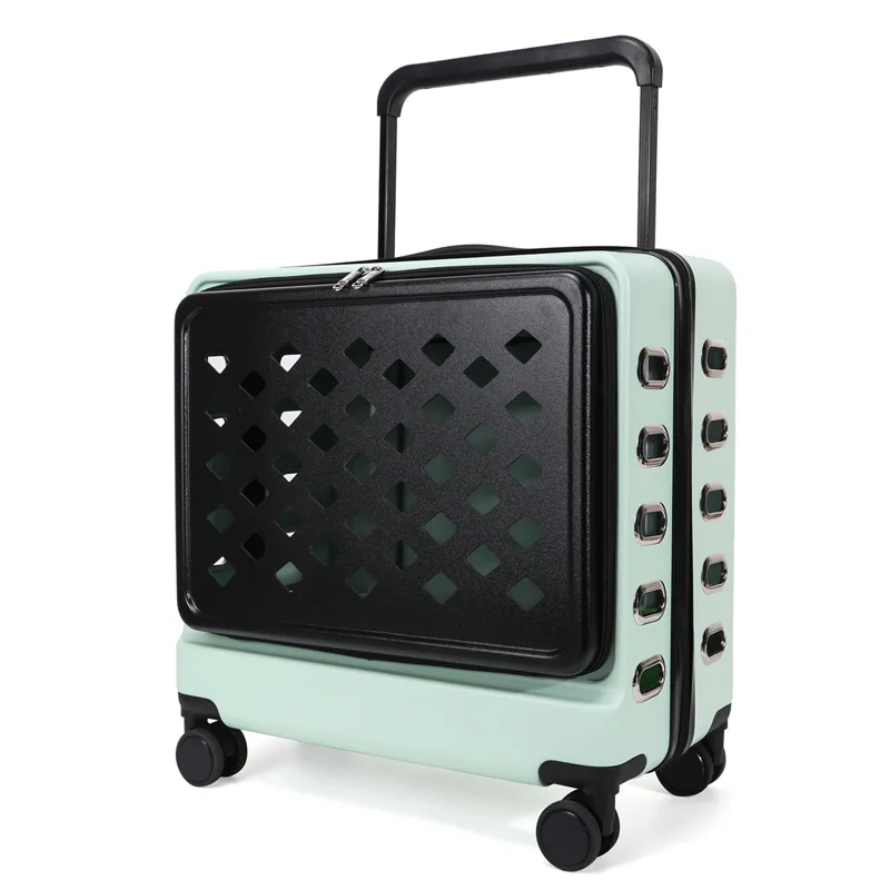 Bolsa portátil para gatos, transportador de viaje para mascotas y gatos, transpirable, cubierta de carrito para perros y gatos, Maleta transportadora para perros y gatos de gran capacidad - imagen 2