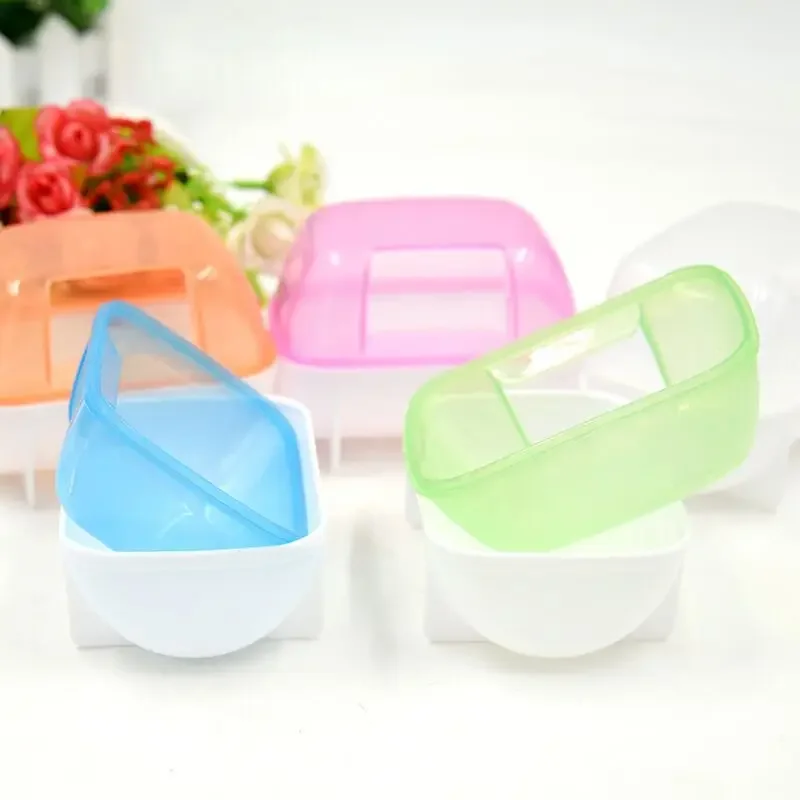 Casa de baño de hámster para mascotas, piscina, Chinchilla para mascotas, baño de arena, ducha, inodoro, baño de arena para hámster - imagen 4