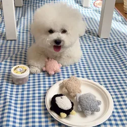 Juguete interactivo dispensador de golosinas para perros y gatos – Peluche sonoro