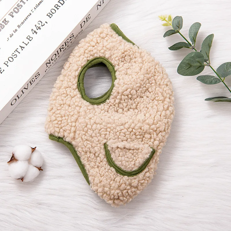 Abrigo de lana de cordero de otoño para mascotas, bonito chaleco con bolsillo, chaleco cálido para perros, abrigo de lana de cordero, chaqueta para mascotas, ropa para cachorros, ropa de Navidad - imagen 2