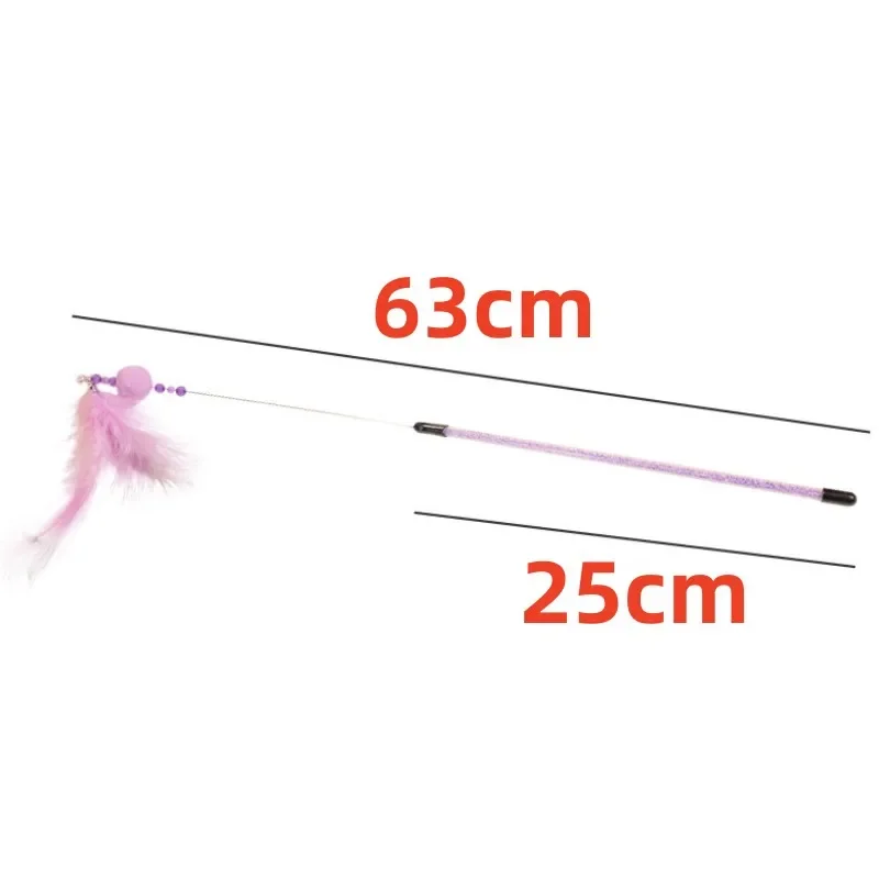 Juguetes alambre acero gatos palos plumas - Empaquetado del producto