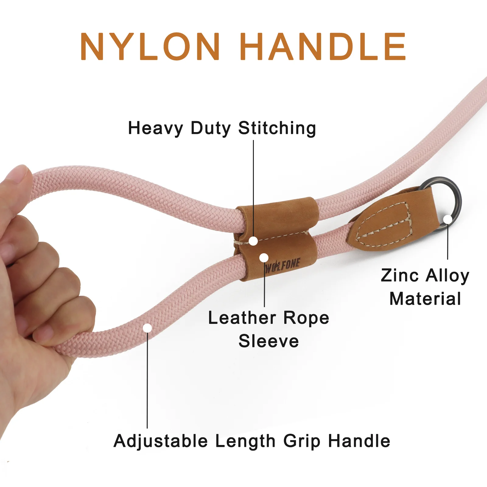 Correa de perro en forma de P ajustable multifuncional, cables de cuerda de tracción para correr, caminar, correas manos libres - imagen 3