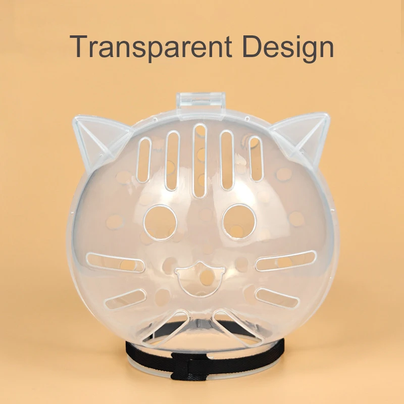 Cono isabelino para gato – Protector transparente anti-lamido - imagen 4
