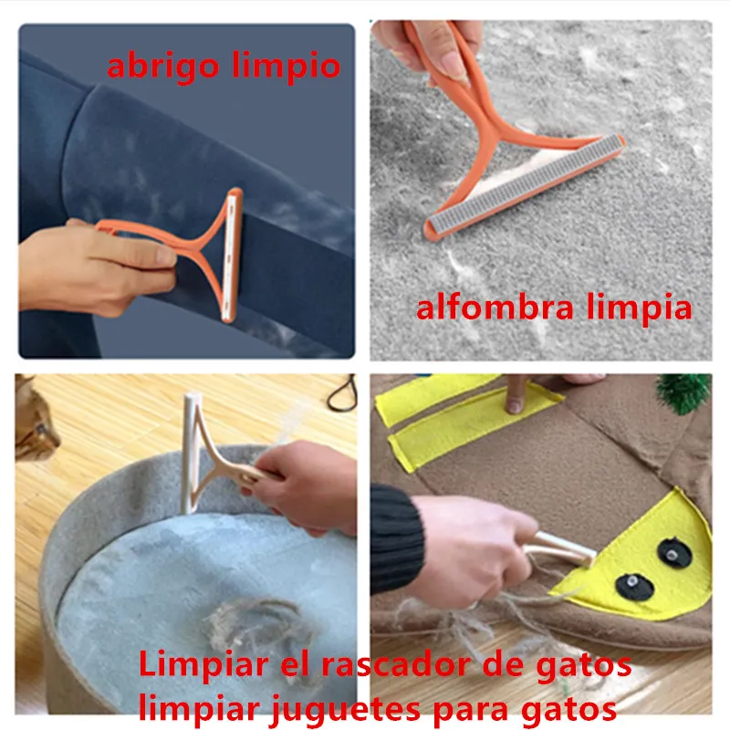 Removedor de pelo para mascotas, cepillo para pelo de perro, ropa, limpieza de sofá, rodillo de pelusa, cepillos para quitar tela, afeitadora, herramienta, peine, accesorios para mascotas - imagen 4