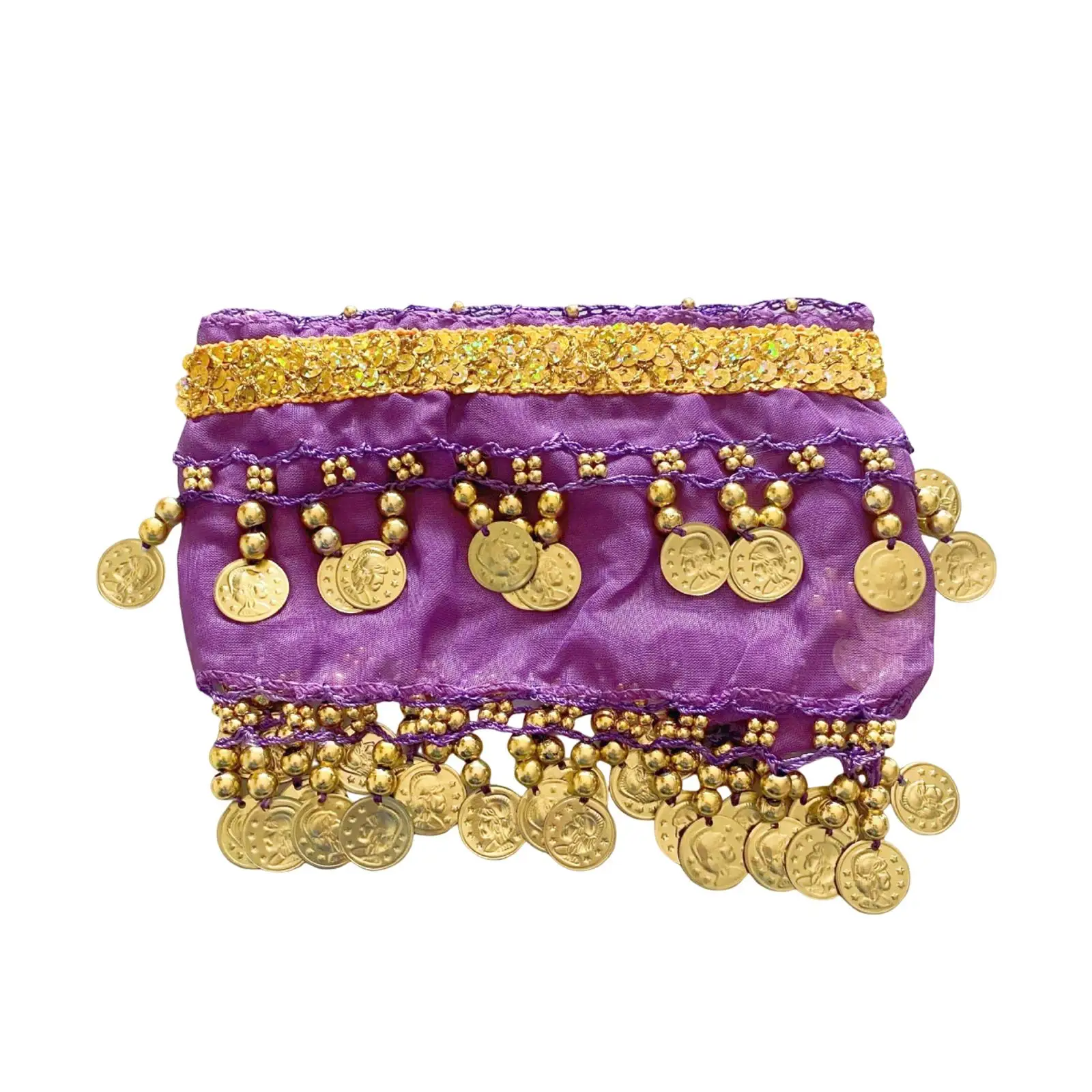 Puppy Belly Dancing Sequin Hip Scarf Comfortable Dance Skirt Pet Clothes for Chihuahua Luxury Designer Dog Costume