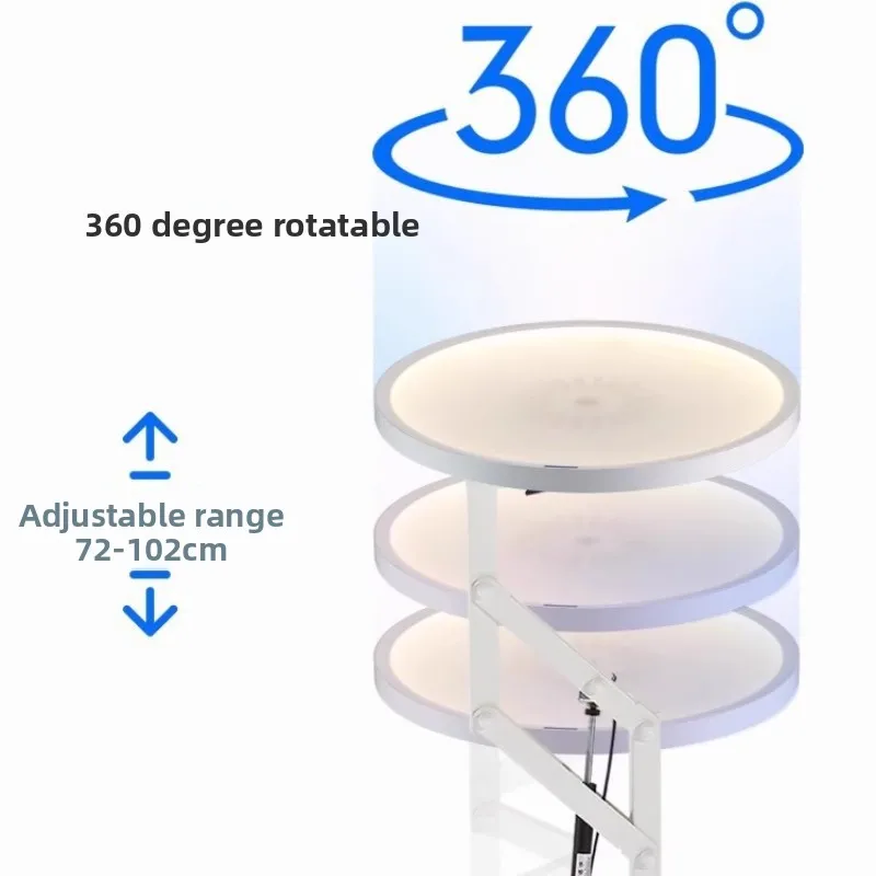 Mesa de belleza luminosa para mascotas, tienda de mascotas, mesa de belleza plegable con elevación de presión de aire para gatos y perros, mesas redondas para cizalla y recorte - imagen 5
