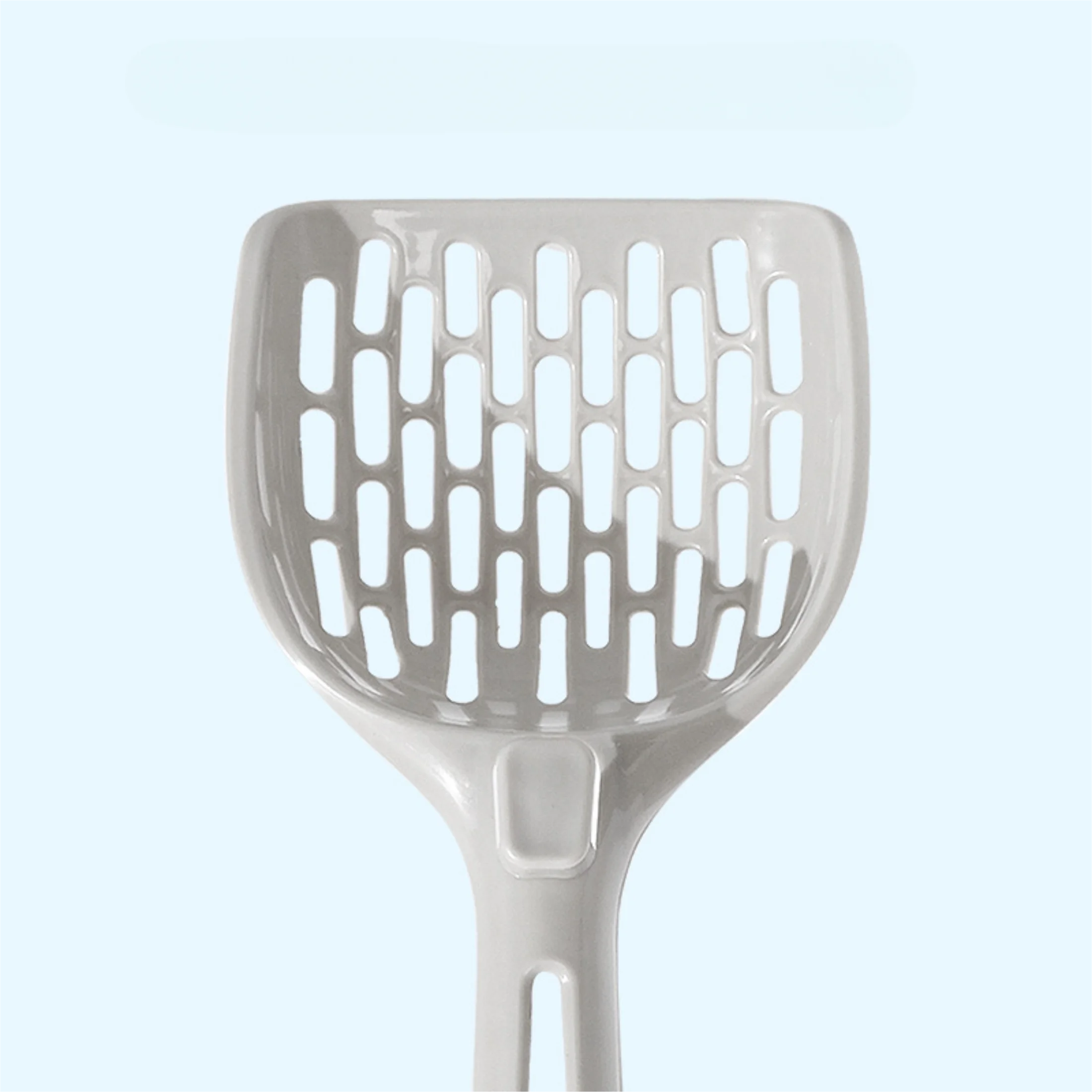 Pala de arena para gatos, pala de plástico para arena para gatos con Base, caja de arena para gatos autolimpiante, pala para gatitos, herramientas de limpieza para inodoro, suministros para gatos - imagen 4