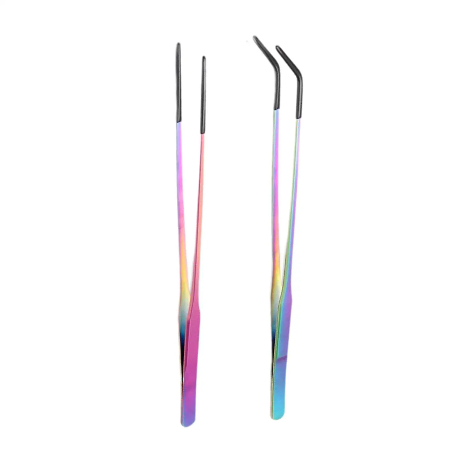 Reptile Feeding Tongs with Black Silicone Tip for Aquascaping Bearded Dragon Reptile Feeding Tongs with Black Silicone Tip for Aquascaping Bearded Dragon