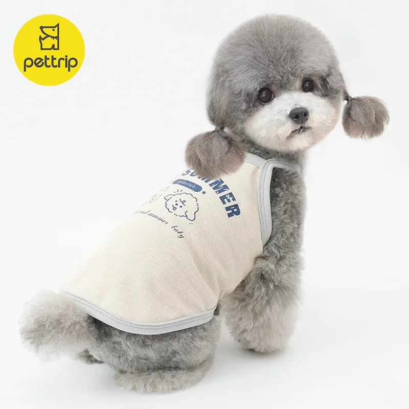 Chaleco refrescante de verano para mascotas, ropa bonita con eslinga para perros, disfraz funcional de tela con eslinga para perros pequeños - imagen 3