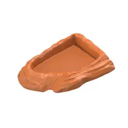 Comedero y bebedero para tortugas – Diseño decorativo de roca