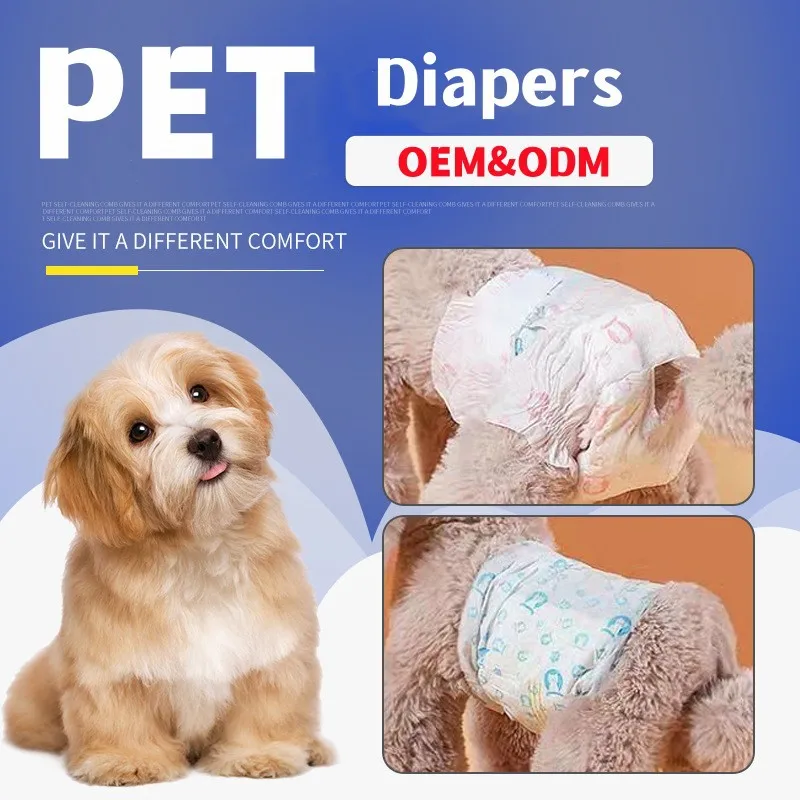 Pañal desechable para mascotas, pantalones menstruales absorbentes transpirables para perros y mujeres, accesorios para perros, 10/12 Uds.