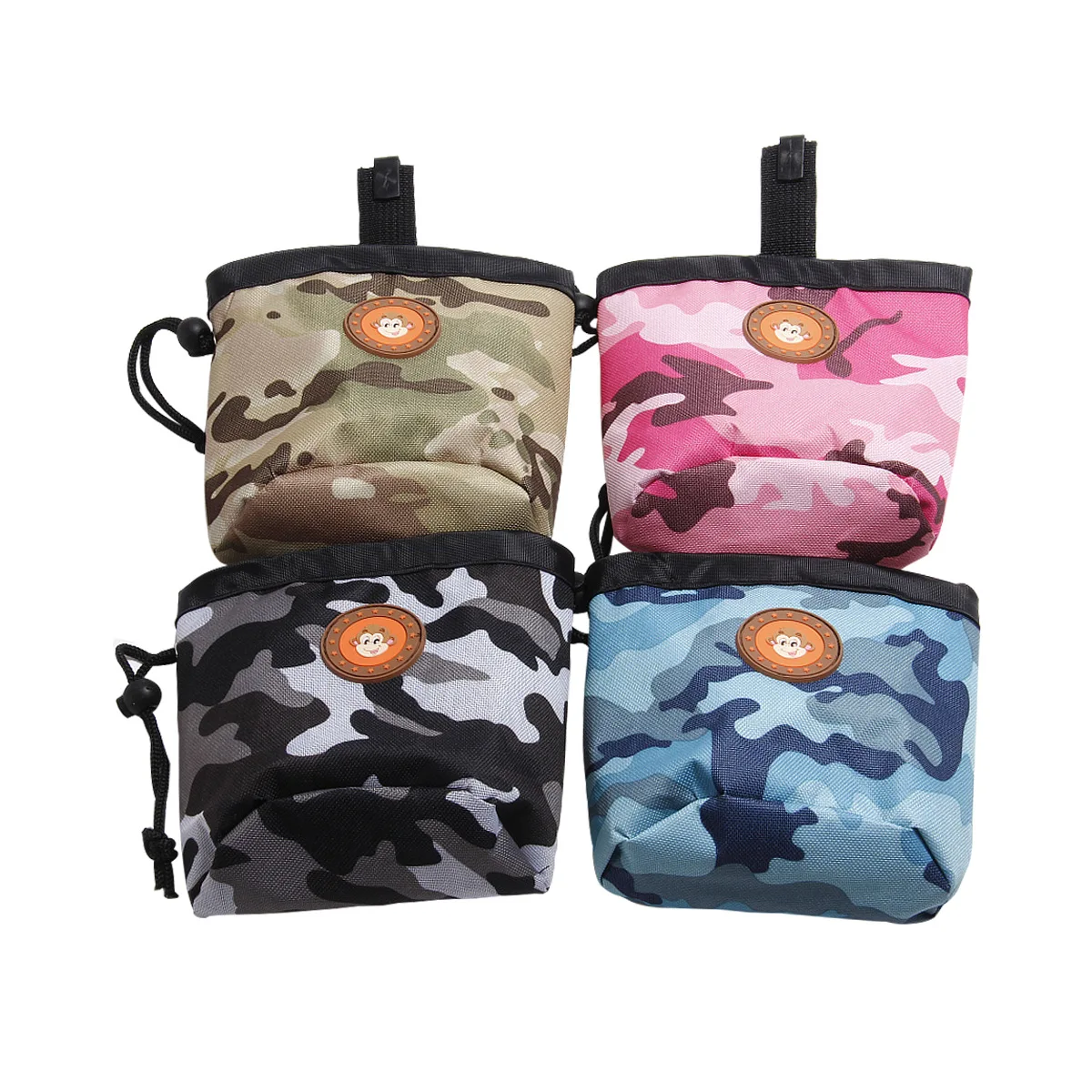 Bolsa para golosinas de entrenamiento para perros, con cintura y correa para el hombro, dispensador de bolsas para excrementos incorporado, almacenamiento para golosinas y juguetes para mascotas