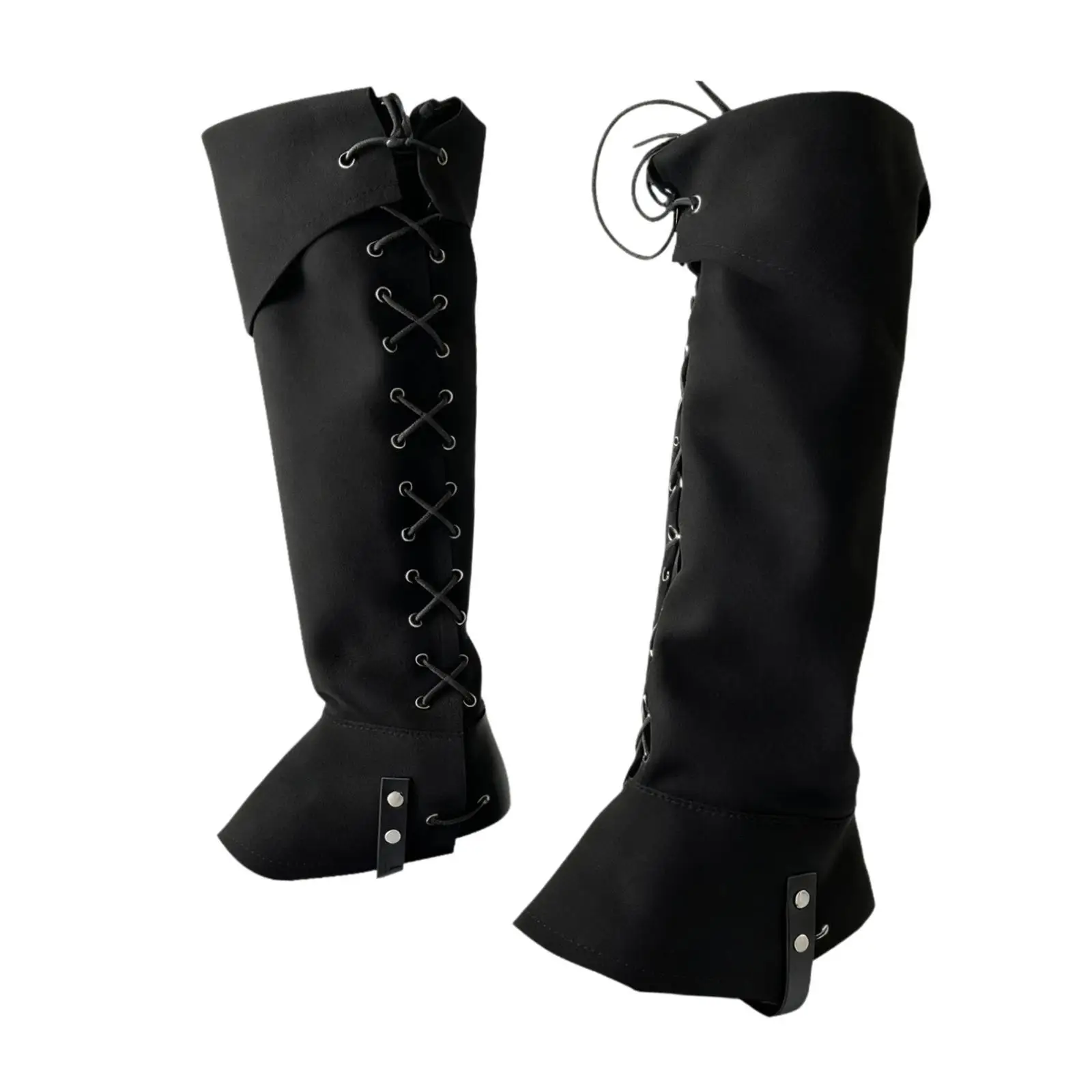 Pirate Boot Covers Gothic Steam Leg Covers for Horseback Riding Hiking