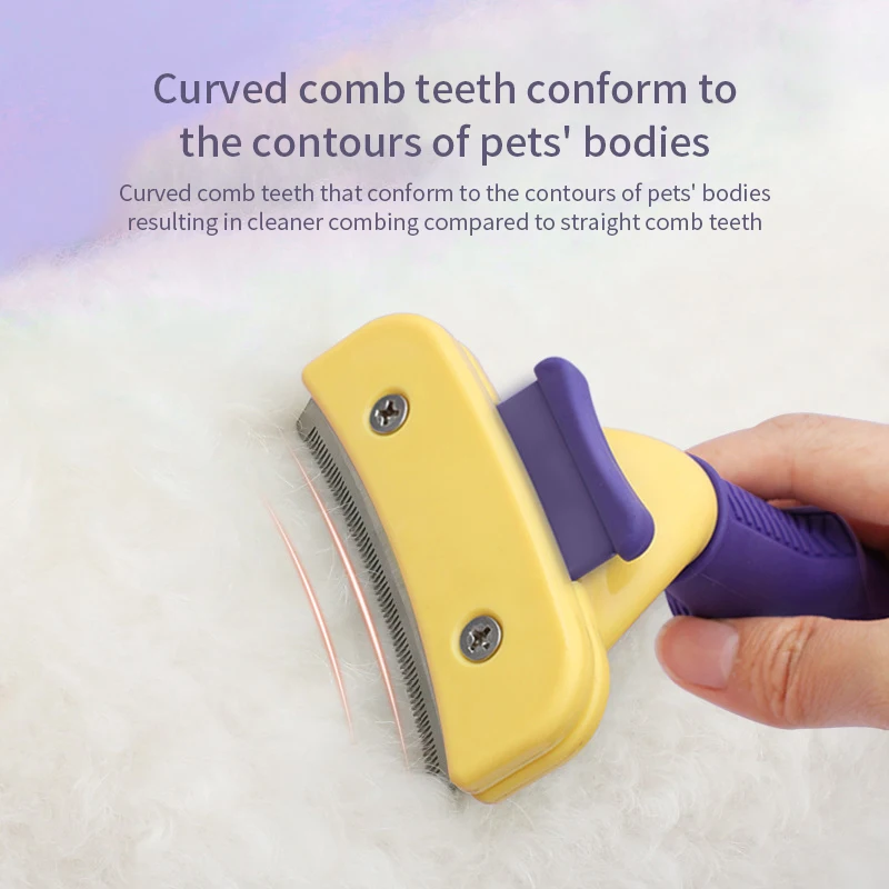 Cepillo para perros, accesorios de aseo, suministros para el cuidado del cabello de gatos, removedor de pelo para mascotas, peine anudado, perros grandes, pelo corto, perros, Anti piojos - imagen 2