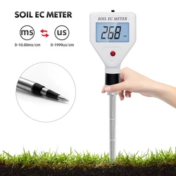 Medidor EC de suelo de alta precisión para jardín y agricultura