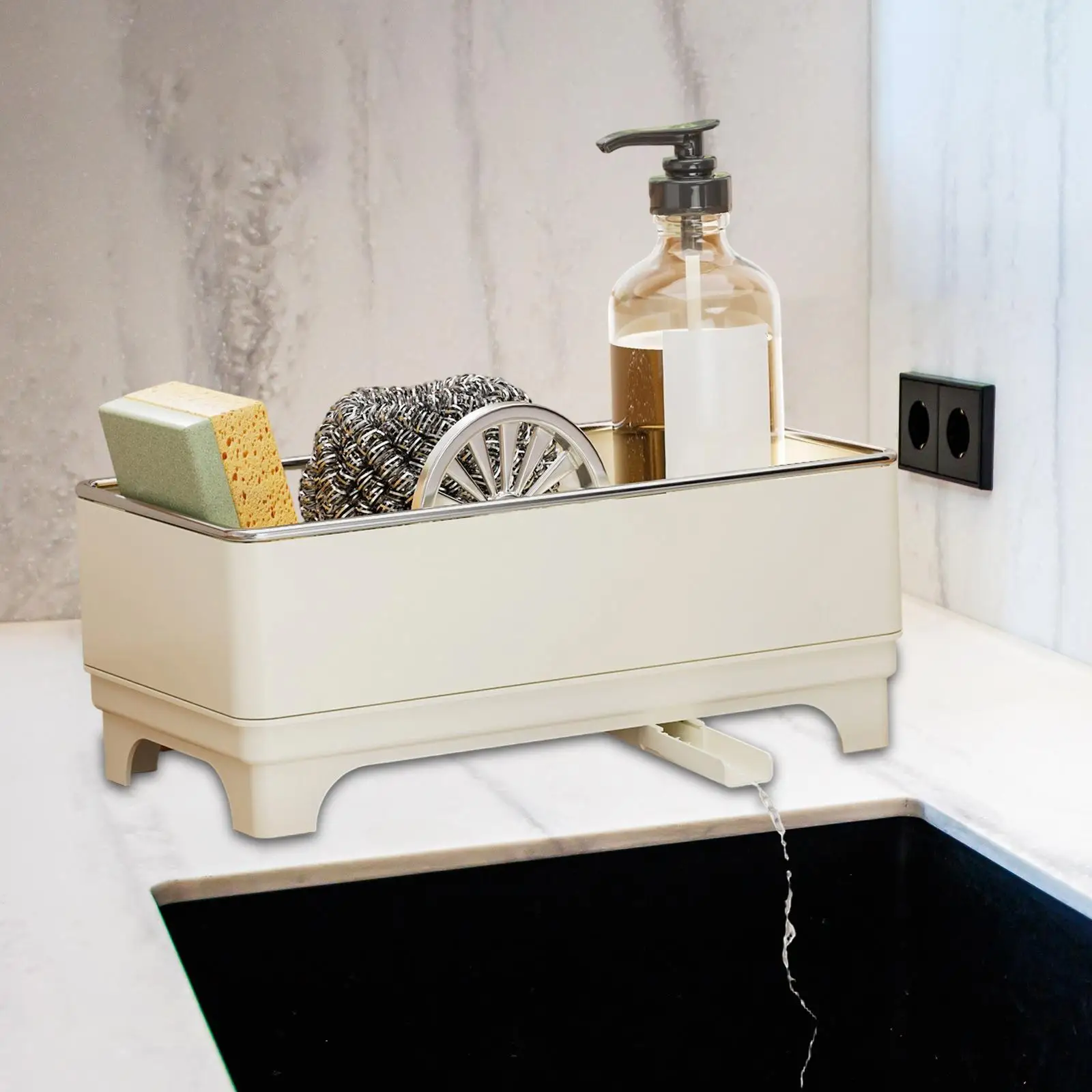 Sponge Holder Dish Cloth Holder Kitchen Gadgets Kitchen Sink Organizer for Restaurant Sponge Holder Dish Cloth Holder Kitchen Gadgets Kitchen Sink Organizer for Restaurant