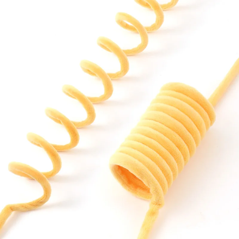 Juguete interactivo para gatos, divertido palo para gatos, bola de resorte de felpa, puerta colgante de llave automática, juguete para gatitos, varita para gatos con campana, accesorios para mascotas - imagen 3