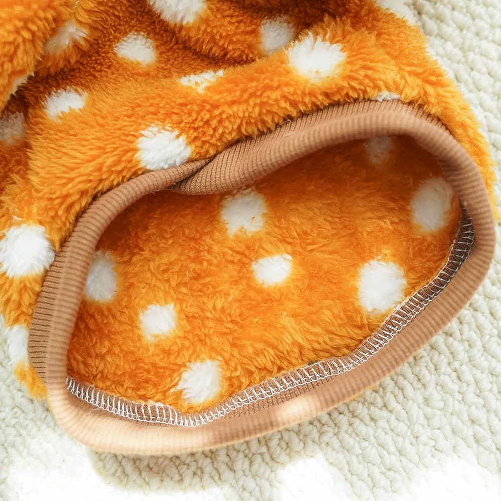 Disfraz de Navidad para perros y gatos, reno, forro polar de otoño e invierno, suministros para perros y gatos de tamaño mediano, traje de transformación - imagen 5