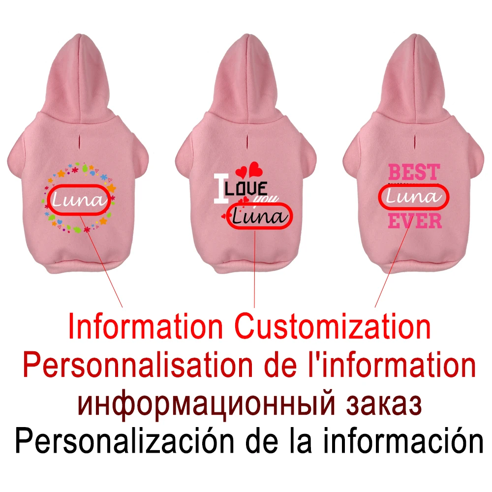 Ropa personalizada mascotas - detalle
