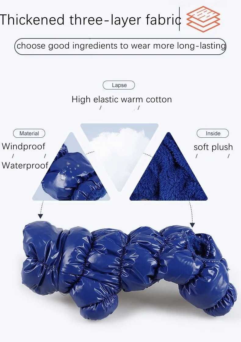 Ropa cálida de invierno para perros pequeños y medianos, chaqueta gruesa de lana para gatos, ropa para mascotas, abrigo para disfraz de cachorro Chihuahua Bulldogs - imagen 4