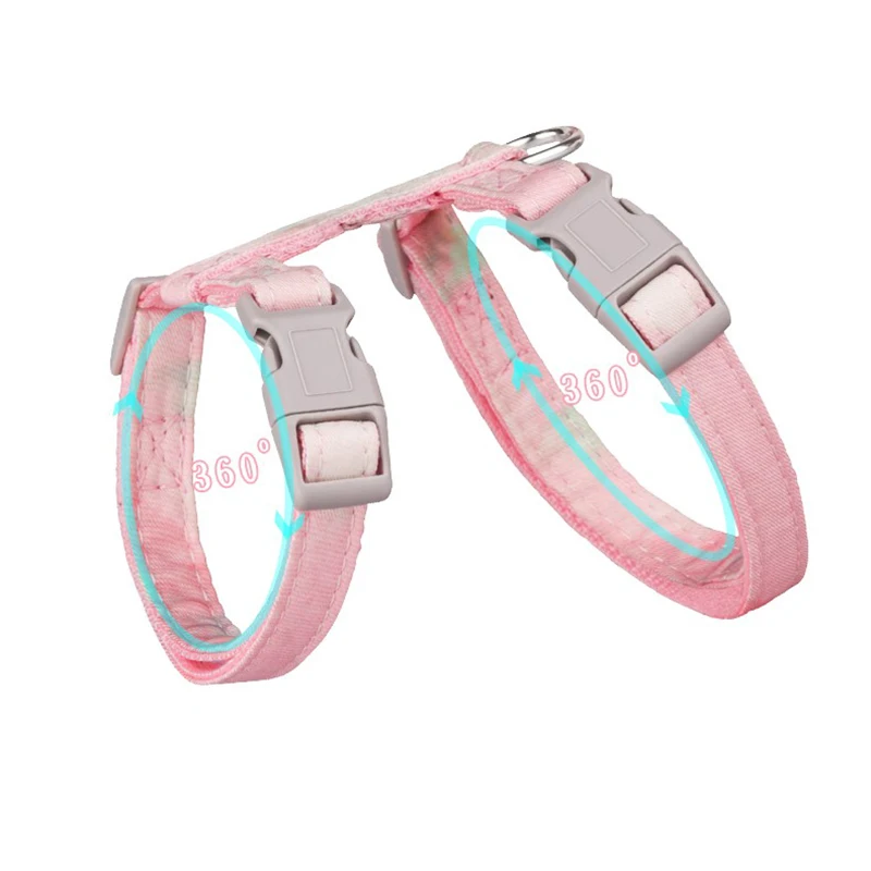 Conjunto de arnés y correa para perro y gato, accesorio ajustable, antiescape, bonito lazo, para Chihuahua y gatos - imagen 5