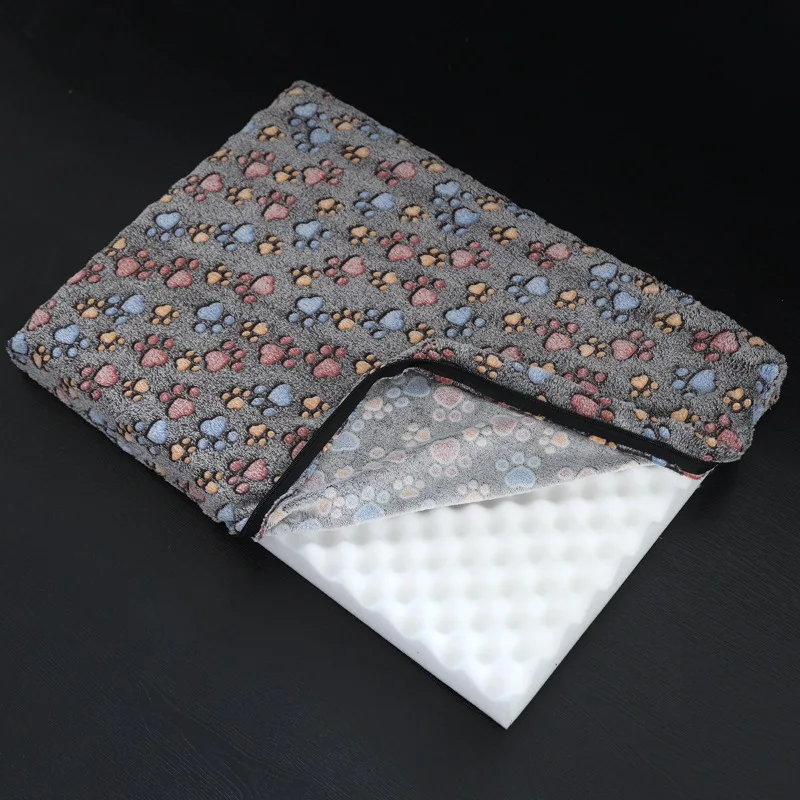 Estera de franela desmontable y lavable para perros pequeños, medianos y grandes, cama para perros cálida de invierno, cama especial para perros para dormir - imagen 3
