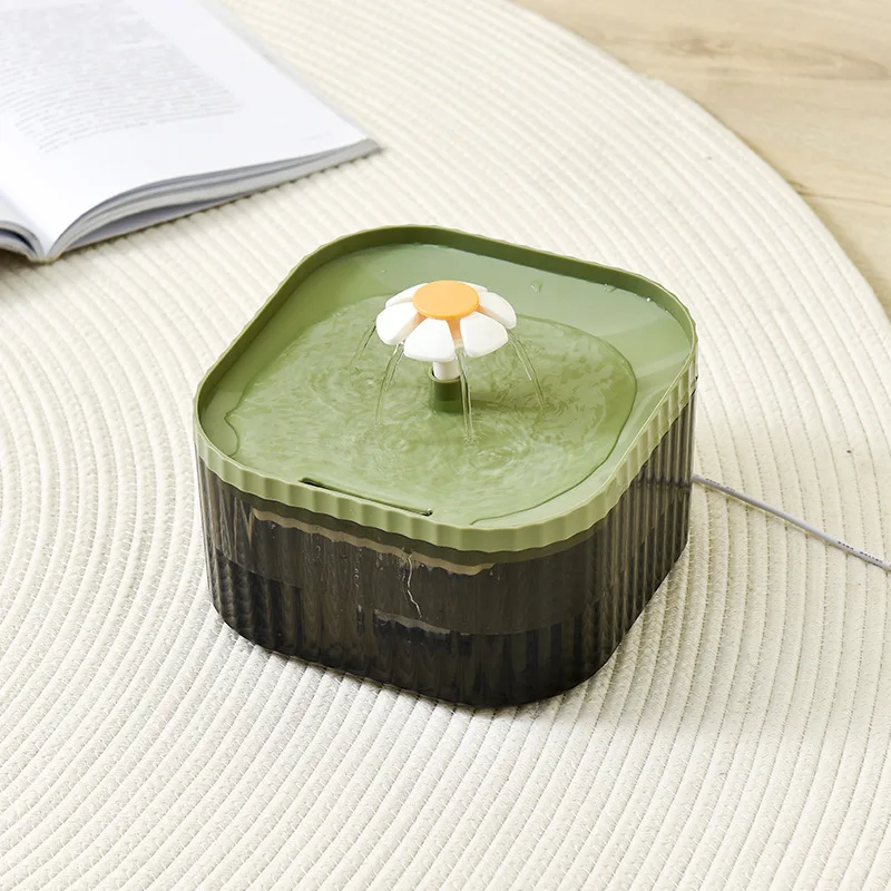 Dispensador de fuente de agua potable para gato y mascota, filtros de carbón activado, Alimentador automático, contenedor, interfaz USB, 2,5 L - imagen 4