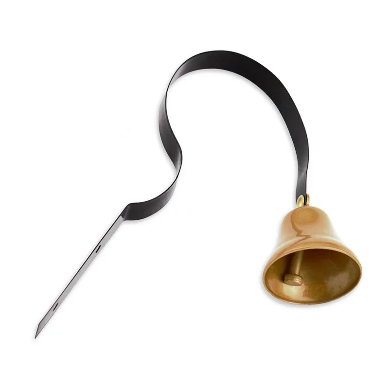 Campanas de Tinkle de Navidad antiguas inteligentes montadas en la pared, campana de entrenamiento de Metal, timbres de puerta antiagarre, juguetes interactivos para perros y Mascotas - imagen 2