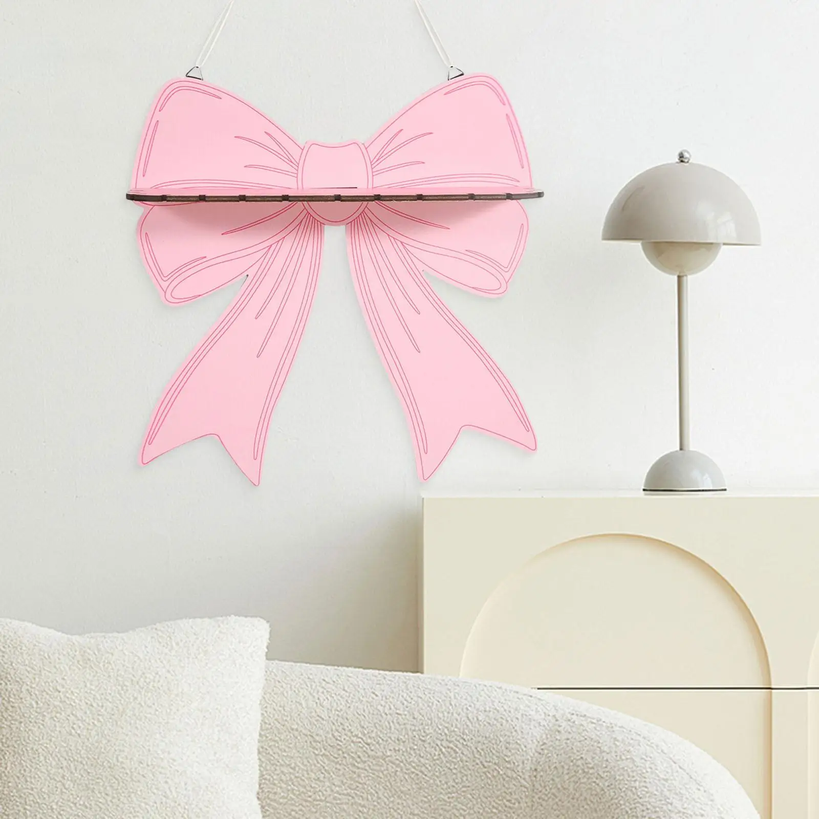 Pink Bow Floating Shelves Decor Multifunctional Single Layer Wall Hanging Shelf for Bedroom Home Girls Room Hanging Plants Pink Bow Floating Shelves Decor Multifunctional Single Layer Wall Hanging Shelf for Bedroom Home Girls Room Hanging Plants