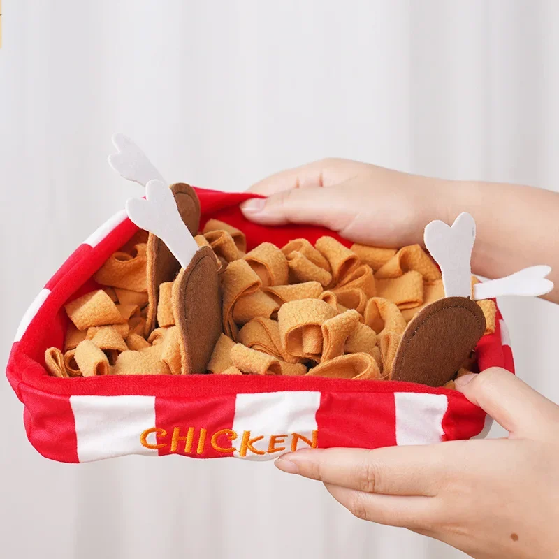 Estera para olfatear perros, manta oculta para olfatear comida, acompañamiento de perros para consumer energía, rompecabezas para mascotas, juguetes para cachorros para perros pequeños - imagen 3