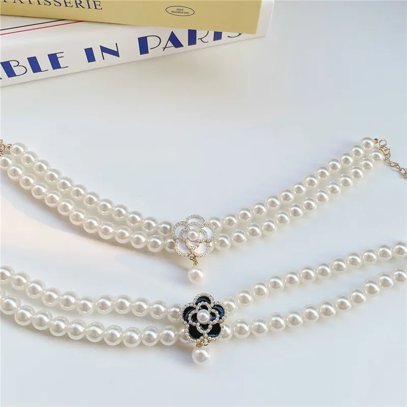 Collar de perlas para perro de gama alta, babero, muñeca, Collar decorativo para gato maltés y perro, bufandas para mascotas, corbata, accesorio para mascotas - imagen 5