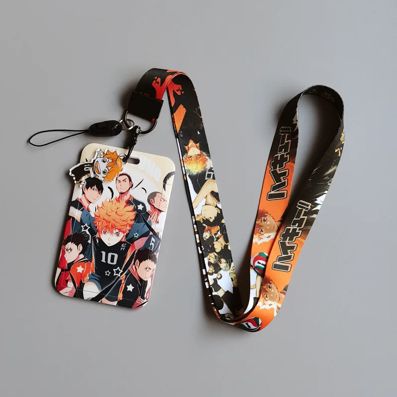 Funda porta tarjetas Haikyuu PVC con cordón para llavero - imagen 3