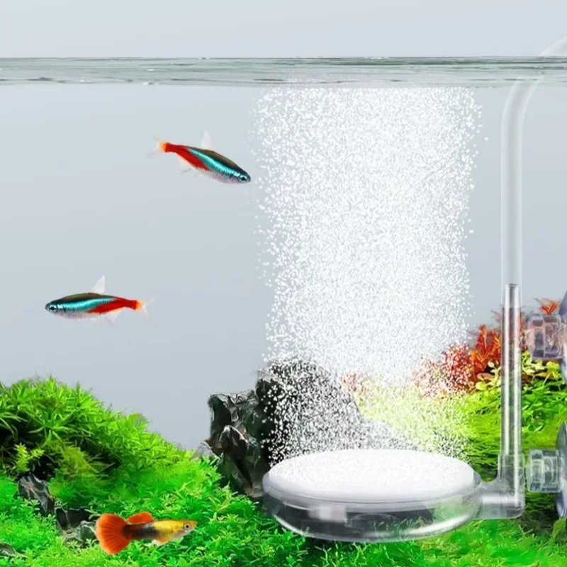 Piedra de aire de burbujeador de tanque de peces con ventosa, aireador de acuarios, sistema hidropónico de piedra de aire disuelto alto, accesorio de bomba de aire acuático - imagen 4