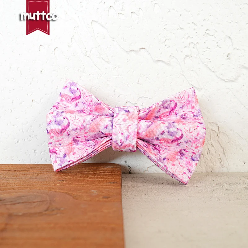 MUTTCO Venta al por menor grabado vívido lindo diseño de estampado animal hecho a mano DREAMWORLD PINK PAR collar Diseño único Collar de gato 2 tamaños UCC203 - imagen 5