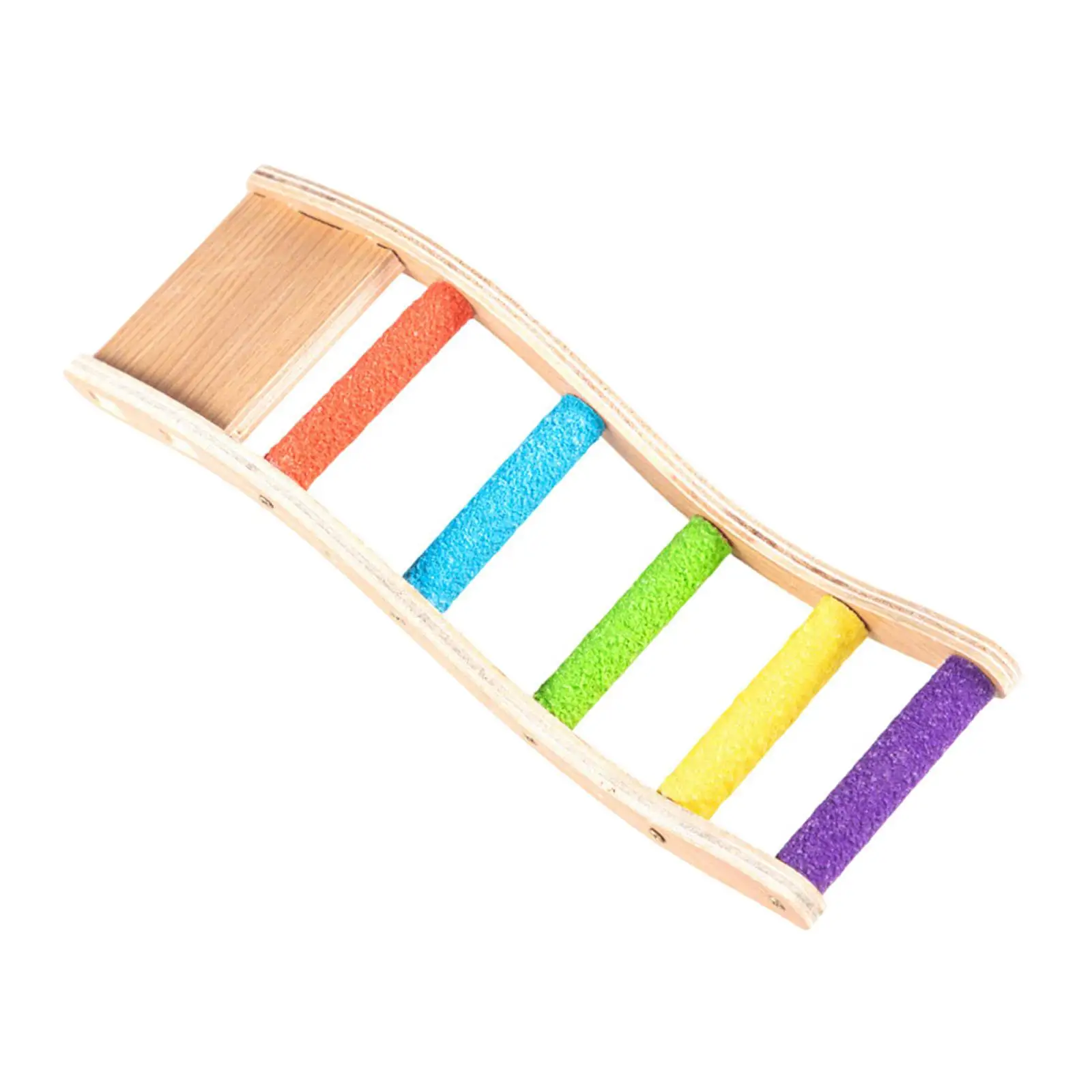 Bird Ladder for Cage Bird Cage Accessory Play Toy Parrot Climbing Ladder Parrot Perch for Conures Budgie Budgies Mice Finches