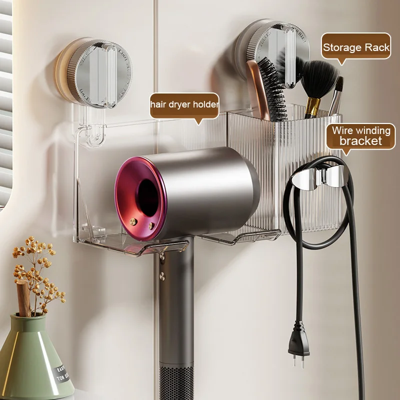 Colgador de pared para secador pelo con ventosa pestillo perros gatos - imagen 2