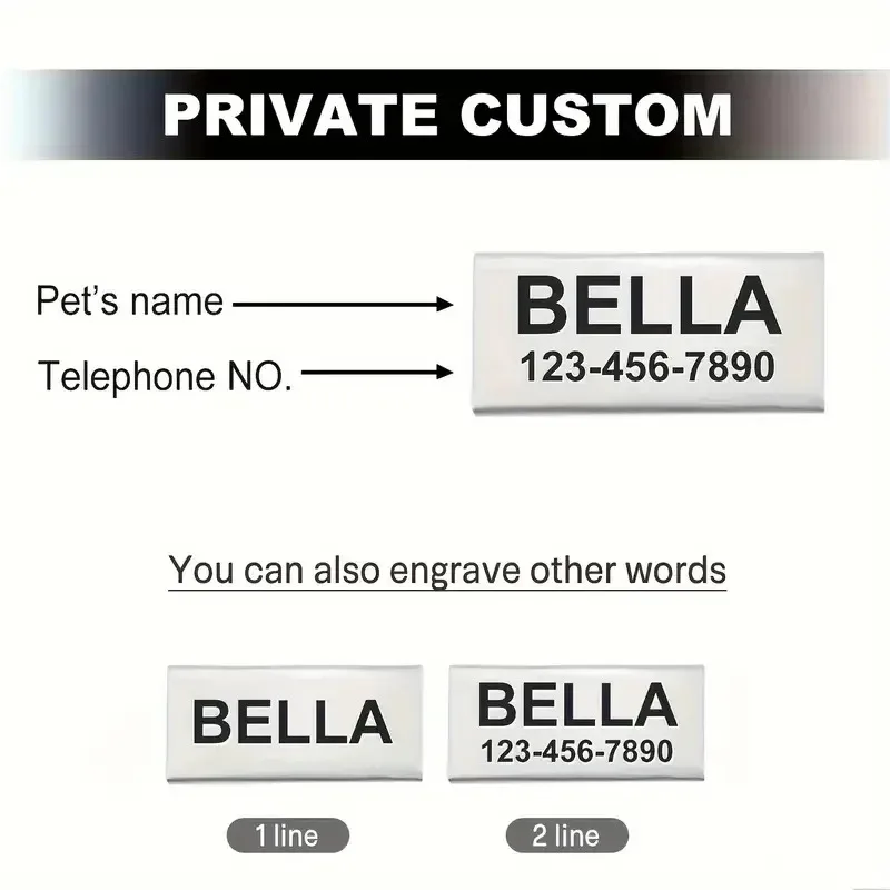 1PC Personalized ID Tag Bohemian Cat Collar with Bell Custom Collar Safety Breakaway Adjustable Engraving Small Kitten Necklace - imagen 5