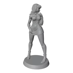 Miniatura de resina 75 mm para juegos de rol y coleccionismo